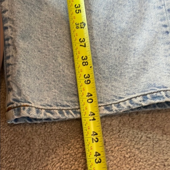 Forever 21 Blue 90s Fit High Rise Wide Leg Jeans NEVER WORN - Picture 5 of 6